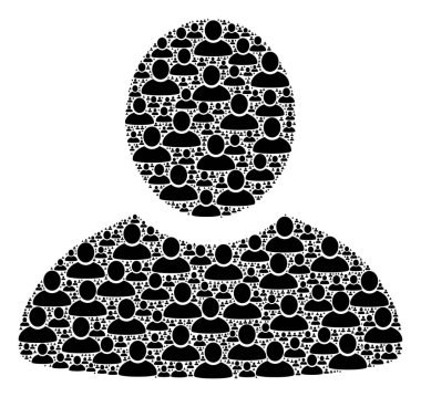 Itself Simgelerinin Erkek Fraktal Kolajı