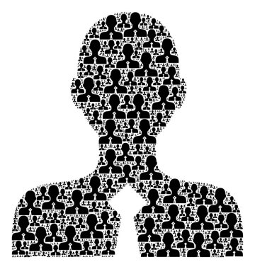 Itself Icons 'un Resmi Fraktal Mozaiği