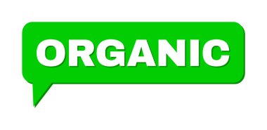Konuşma ORGANIC Renkli Kabarcık Çerçevesi