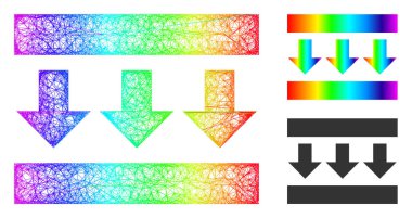 Spektrum Ağ Gradyan Basıncı Simge Aşağı