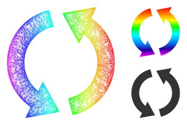 Spektrum Yumurtadan Çıkan Gradyan Geri Dönüşüm Simgesi