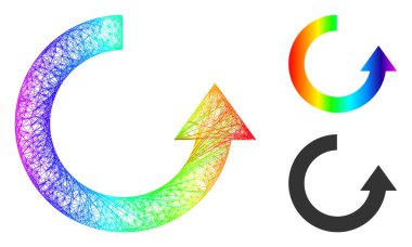 Spektral Ağ Gradyanı Simgeyi Yukarı Döndür