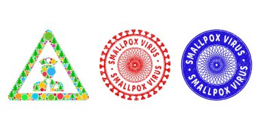 Çiçek virüsü desenli Pul ve Polis Mozaiği 'ni Yeni Yıl Sembolleri Hakkında Uyardı