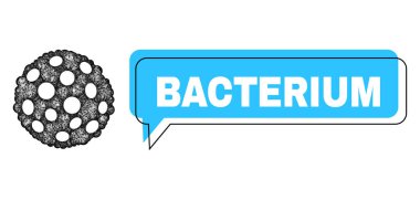 Bakteri Sohbeti Kabarcığı ve Yumurtadan Çıkan Bakteri Sporu Simgesi