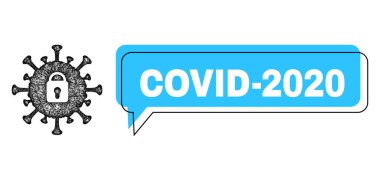 Yanlış Yerleştirilmiş Covid-2020 Sohbet Balonu ve Net Kapatma Simgesi