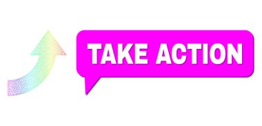 Spektrum Net Gradyan Simge Yukarı Döndür ve Gölge ile Eylem Sohbeti Balonu