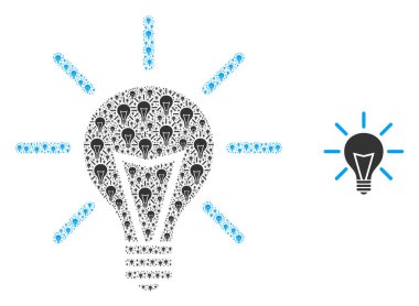 Elektrik Işığı Özyinelemeli Mozaiği