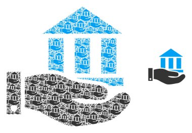 Banka Servisi Fraktal Simgesi Bileşimi