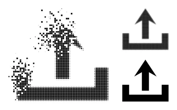 Éclatement et demi-teinte pointillé Télécharger icône — Image vectorielle