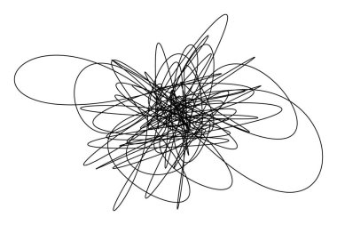 Dağınık Dizgi Düz Grafikleri Çizimi