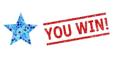 Üzüntü Ünlem 'i kazan. Çemberlerin Mühür Taklidi ve Kırmızı Yıldız Kolajı