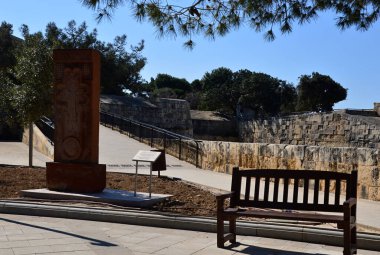 Malta 'nın başkenti Valletta' daki Hastings Bahçesi