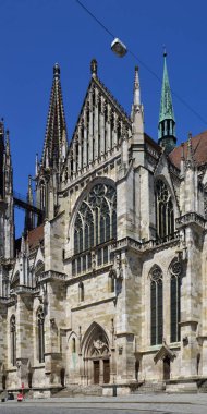 Eski Regensburg, Bavyera 'daki Tarihi Katedral