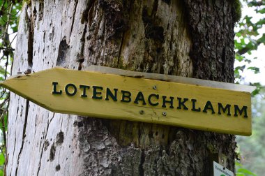 Kara Orman 'da Lotenbachklamm imzala, Baden - Wuerttemberg