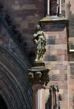 Breisgau, Baden 'deki Eski Freiburg Kasabası' ndaki Tarihi Katedral