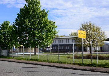 Walsrode, Aşağı Saksonya 'daki Endüstriyel Park Vorbrueck