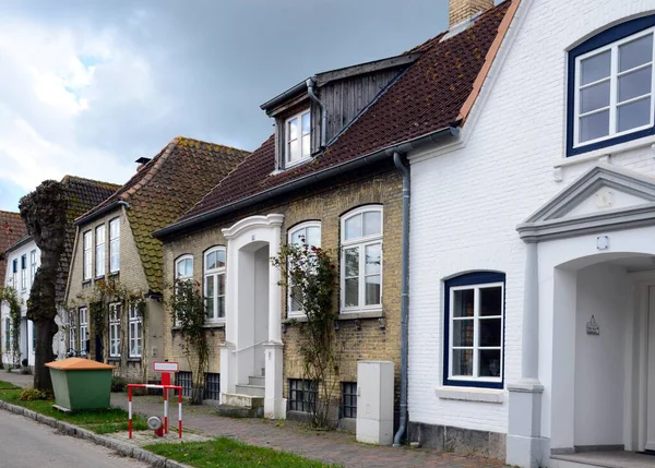 Schleswig-Holstein Eski Arnis Kasabası 'ndaki Tarihi Binalar