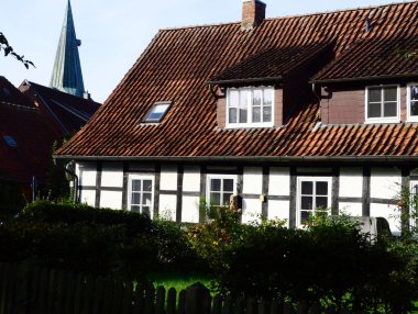 Historical Building in the Old Town of Bad Bevensen, Lower Saxony