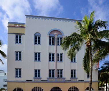 Miami South Beach, Florida 'daki Tarihi Sanat Deko Binası