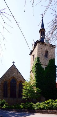 Ettersburg, Thüringen 'deki Tarihi Kale ve Kilise