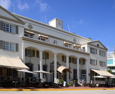 Miami South Beach, Florida 'daki Tarihi Sanat Deko Binası