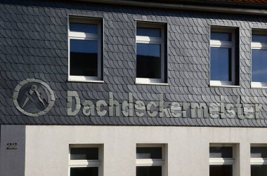 Walsrode, Aşağı Saksonya 'daki Slate Shingles