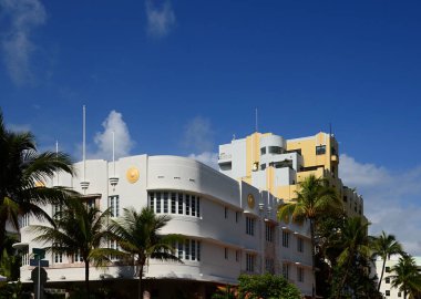 Miami South Beach, Florida 'daki Tarihi Sanat Deko Binası