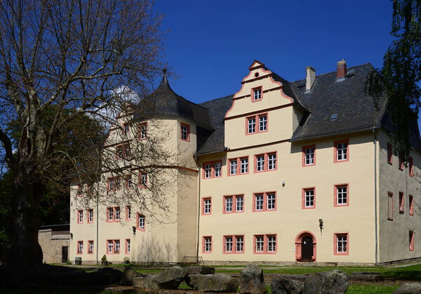 Historical Castle in the Village Kromsdorf, Thuringia