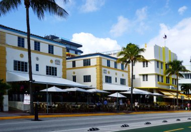 Miami South Beach, Florida 'daki Tarihi Sanat Deko Binası