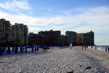 Meksika Körfezi 'ndeki sahil Marco Adası, Florida