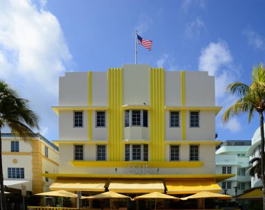 Miami South Beach, Florida 'daki Tarihi Sanat Deko Binası