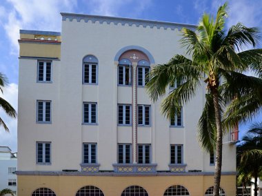 Miami South Beach, Florida 'daki Tarihi Sanat Deko Binası