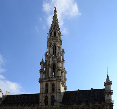 Brüksel 'in Eski Kenti Belçika' nın Başkenti Tarihi Belediye Binası