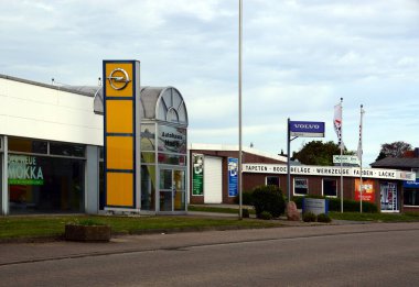 Walsrode, Aşağı Saksonya 'daki Endüstriyel Park Vorbrueck