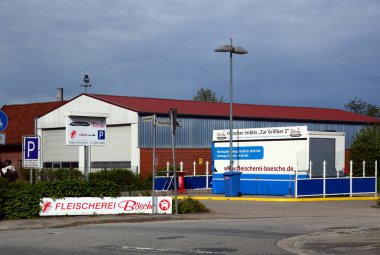 Walsrode, Aşağı Saksonya 'daki Endüstriyel Park Vorbrueck