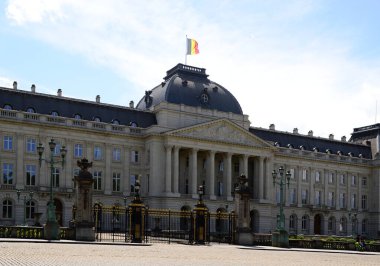 Brüksel şehir merkezindeki tarihi saray, Belçika 'nın başkenti
