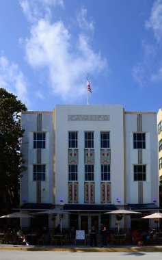 Miami South Beach, Florida 'daki Tarihi Sanat Deko Binası