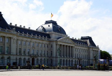 Brüksel şehir merkezindeki saray, Belçika 'nın başkenti