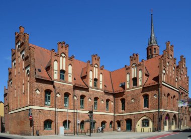 Salzwedel, Saksonya 'nın Eski Kasabası' ndaki Tarihi Mahkeme Sarayı