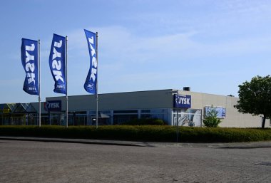 Walsrode, Aşağı Saksonya 'daki Vorbrueck Endüstriyel Parkı' ndaki Jysk Dükkanı