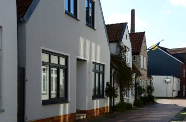 Eckernfotte 'un eski kasabasındaki tarihi binalar, Holstein - Holstein