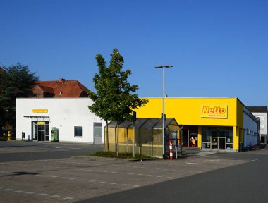 Walsrode, Aşağı Saksonya 'daki Netto Pazarı