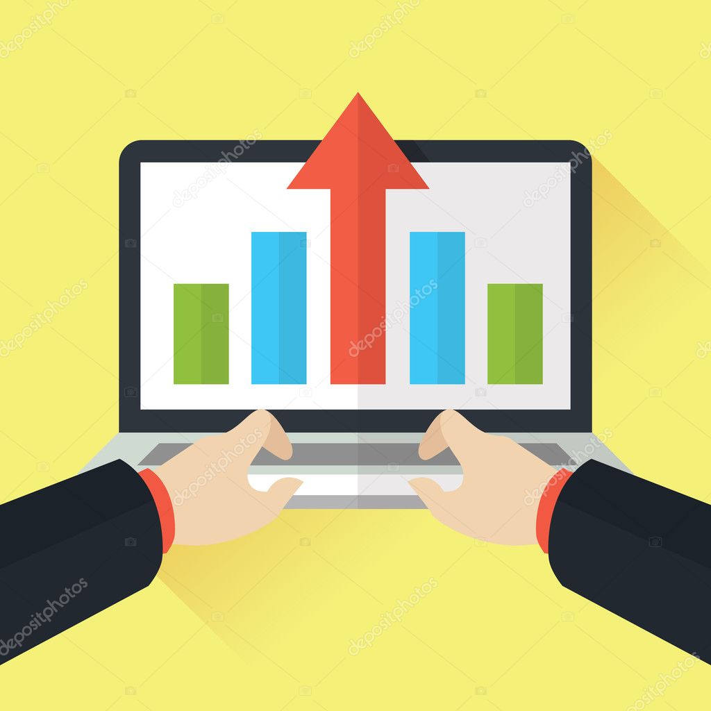 An illustration for people using financial monitoring