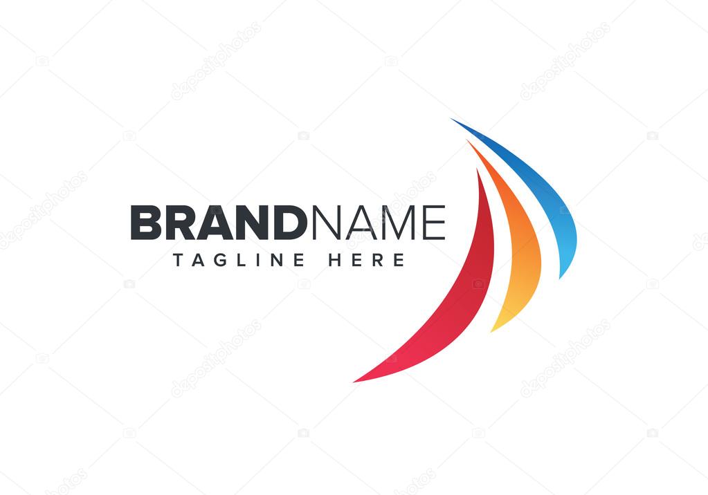 An abstract shape that suitable for technology,  investment, finance business