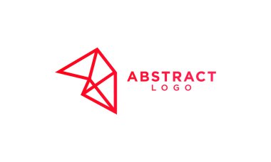 Soyut Logo. Logo yaratıcı. Renkli logo. Teknoloji logosunu görmeniz gerekir. Geometrik logosu