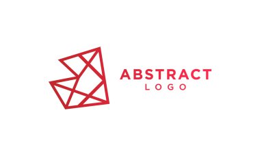 Soyut Logo. Logo yaratıcı. Renkli logo. Teknoloji logosunu görmeniz gerekir. Geometrik logosu