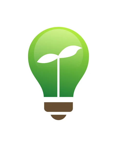 Symbol für grüne Energie — Stockvektor