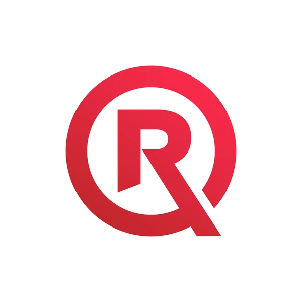 Δημιουργικό στυλ γράμμα R σύμβολο — Διανυσματικό Αρχείο