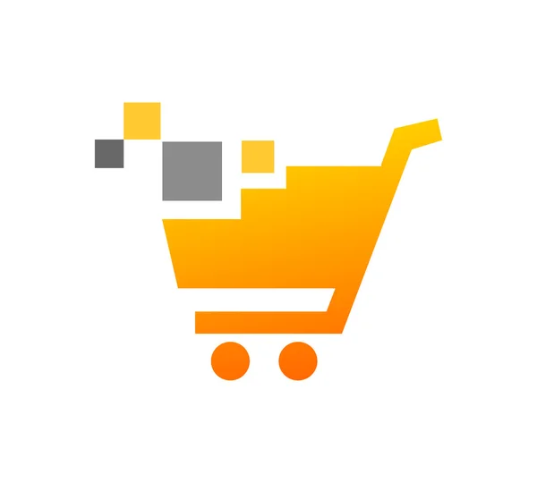 Carrito de compras online — Vector de stock
