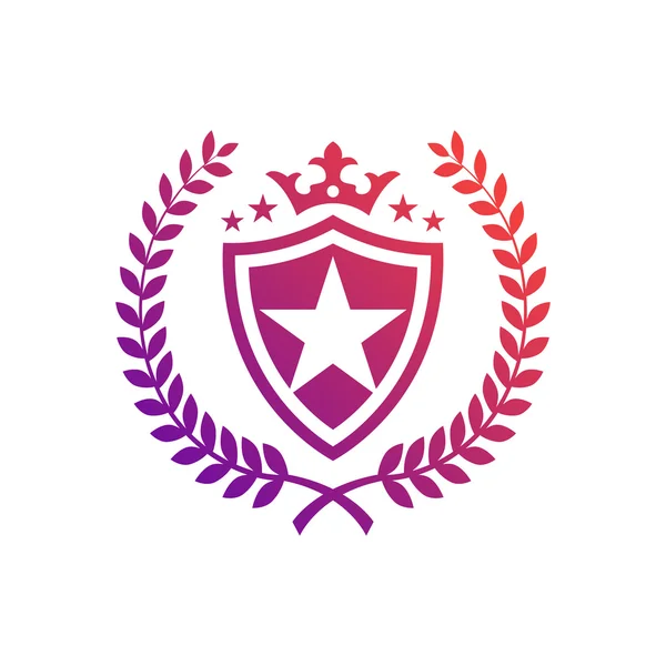 Royal Vintage Emblema — Vector de stock